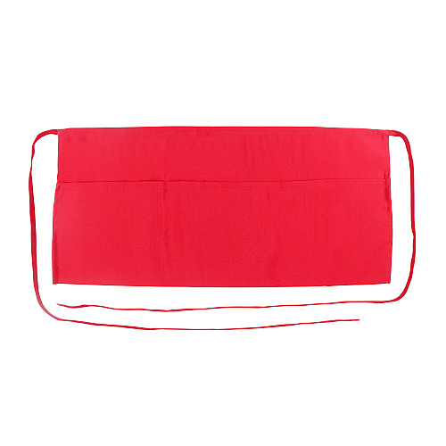 Mariposa Waist Apron 26x12 Red, Pack Of 12 (WAISTAPRON-RED)