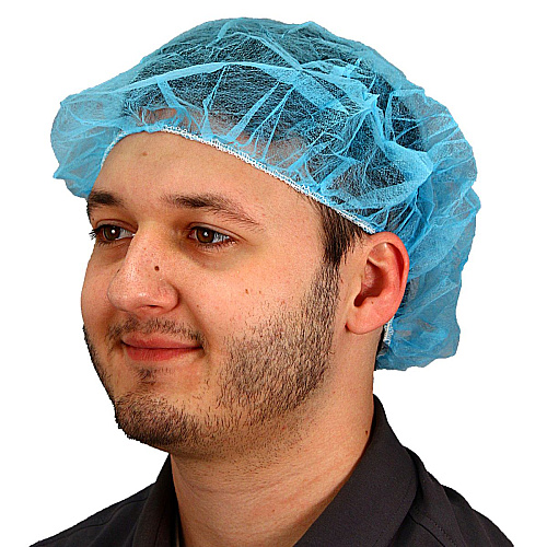 Impact Polypro Bouffant Cap Blue 19 In., Case Of 1000 (MB-19-1000/B)