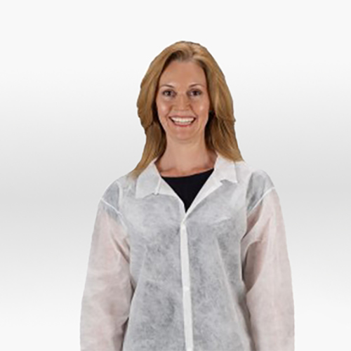 Pharma-coat Lab Coat Polypro Ew Np Snap Front White - Case Of 30 (PCOAT797-2XL)