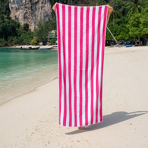California Cabana Beach Towels 30x70 Pink - Pack Of 4 (PNP-CABANA-PK)