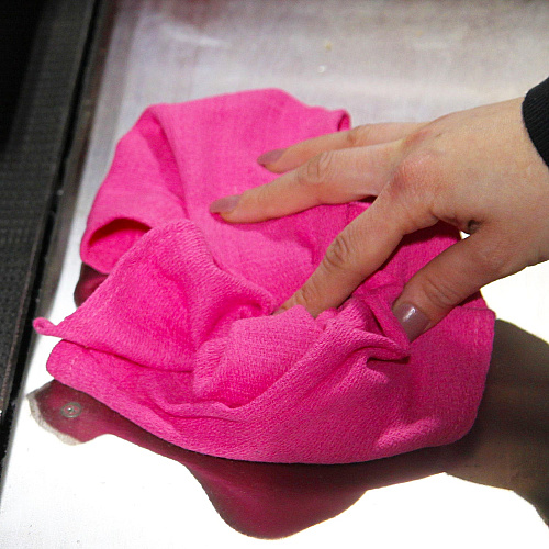 Huck Cotton Cleaning Towels 16x26 Pink - Pack Of 12 (ABSBNT-PINK)