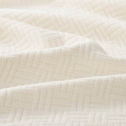 Host & Home Cotton Throw Blanket 50x70 Ivory - 1 Each (P-THCOT-5070-IV)