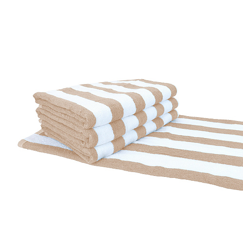 Cali-cabana Beach Towels 30x60 Beige - Case Of 32 (CALICABANA-BGE-CS)