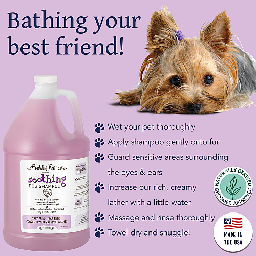 Bobbi Panter Botanicals Soothing Dog Shampoo, Lavender/cucumber - 1 Gallon (BP00027)