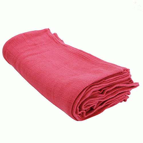 Huck Cotton Cleaning Towels 16x26 Pink - Pack Of 12 (ABSBNT-PINK)
