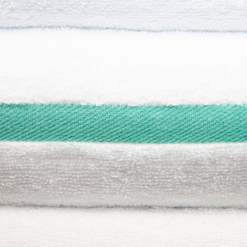 Las Rayas Beach Towel 30x60 Green - Pack Of 4 (BT-HS3060-15GR)
