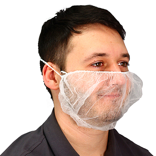 Poly Beard Cover White 1000/cs, Case Of 1000 (MBC-1000/W)
