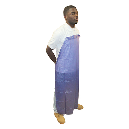 Hemmed Vinyl Apron 8 Mil 35x55 Blue, Case Of 72 (MPB-55)