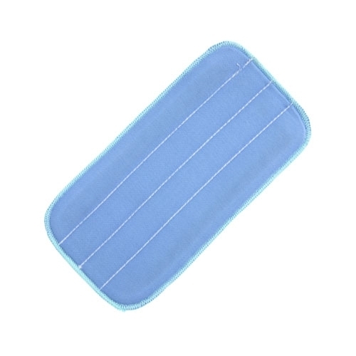 Microworks Flat Microfiber Specialty Pad, Blue, 11" - Pack Of 12 (2504-SPH-MFP-11BS)