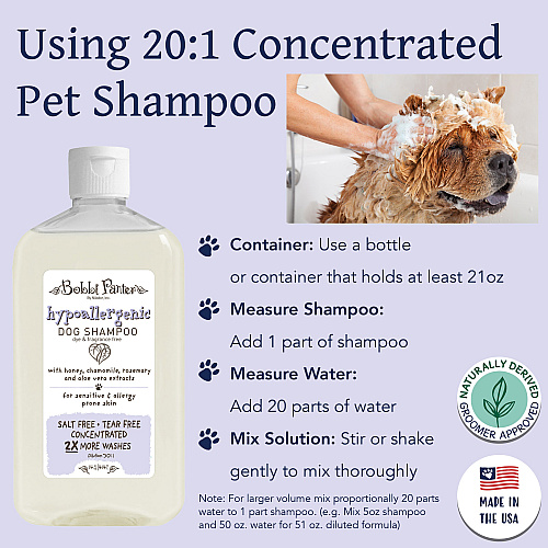 Bobbi Panter Botanicals Hypoallergenic Dog Shampoo Rosemary (14oz) - Case Of 12 (BP00056-CS)