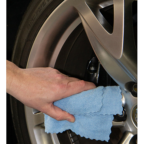 Smart Rags Microfiber Cloths 12x12 Blue, Pack Of 50 (M950B-innerbx)