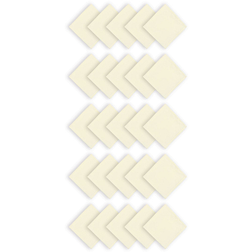 Mariposa Poly Spun Napkin 20x20 Ivory - Case Of 300 (NAP-IVORY-SPUN-CS)