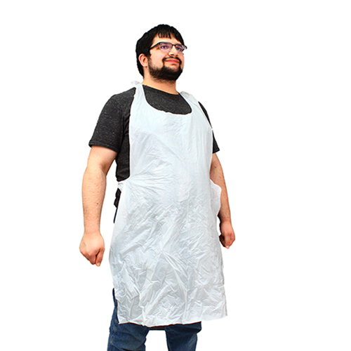 1 Mil Polyethylene Apron 28x46 White, Case Of 1000 (MDP-46W-S)