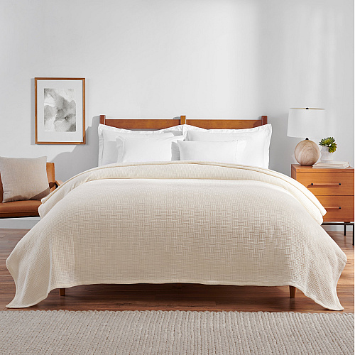 Host & Home Cotton Bed Blanket Twin Beige - 1 Each (P-BKCOT-6890-BG)