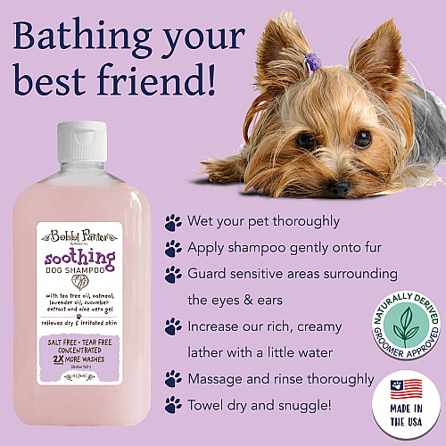 Bobbi Panter Botanicals Soothing Dog Shampoo, Lavender/cucumber (14 Oz) - Case Of 12 (BP00026-CS)