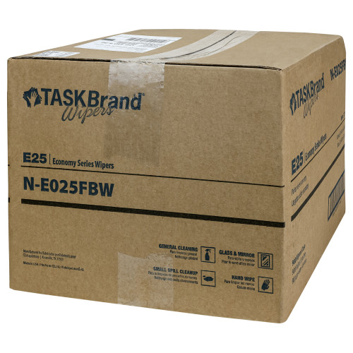 Taskbrand E25 Scrim Reinforced Flat Wiper - Case Of 900 (N-E025FBW)