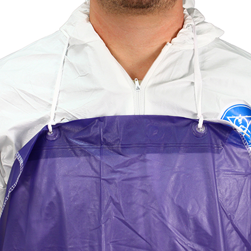 Hemmed Vinyl Apron 8 Mil 35x48 Blue, Case Of 72 (MPB-48)