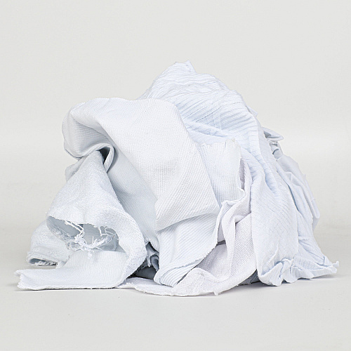 Wpk - Optimal White T-shirt Wipers - New - 5lb Bag (N-WPK-5BG)