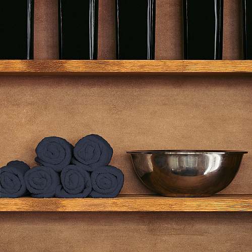 Cotton Salon Towel 16x28 Navy - Pack Of 12 (BB-1628-3NVY)