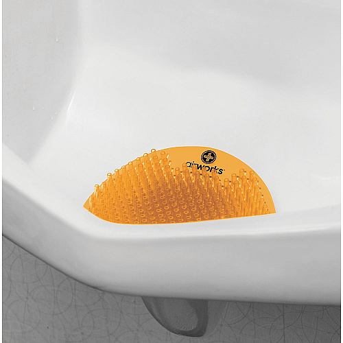 Airworks Splash Free Urinal Screen Citrus Grove 10/box, Box Of 10 (AWSFUS231-BX)