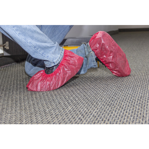 Proworks Anti-skid Shoe Covers Red 2 120 Xl Oem-001-tra, Case Of 240 (DA-SC300-XL)