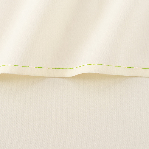 Host & Home Microfiber Flat Sheets King - Ivory W/ Green Hem - Case Of 24 (MFS-108110-IV)