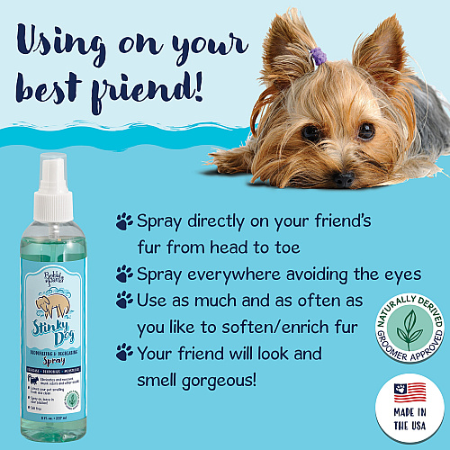 Bobbi Panter Signature Stinky Dog Solution Spray (8oz) - Case Of 12 (BP00025-CS)