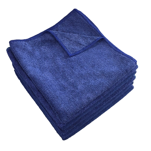Microfiber Cloth 260gsm 16x16 Half-fold Ryl Bl 12 Bg 15 Bg C, Pack Of 12 (MFC2601616RB)