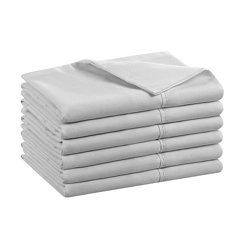 Host & Home Microfiber Pillowcase Standard Gray - Pack Of 12 (P-MFP-2030-GY)