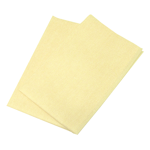 Saniworks Open Weave Deluxe Towels, Poly/rayon, Yellow, 13x21, 1/4 Fold - Case Of 150 (N-F220QCY)