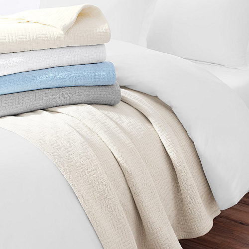 Host & Home Cotton Throw Blanket 50x70 Beige - 1 Each (P-THCOT-5070-BG)