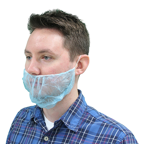 Poly Beard Cover Blue 1000/cs, Case Of 1000 (MBC-1000/B)
