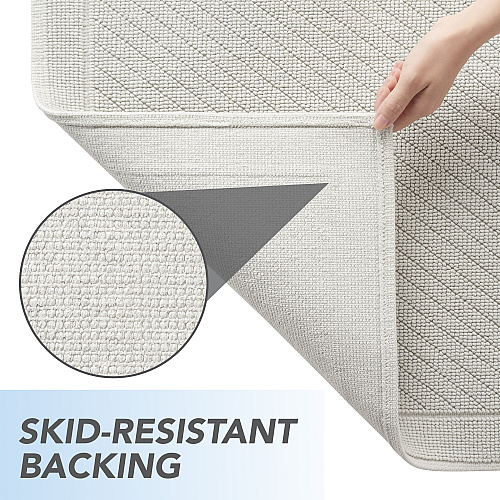 Host & Home Cotton Bath Mat 20x32 Light Gray - Case Of 4 (HH-BM-2032-GY)