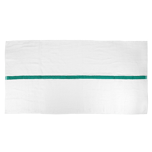Power Gym Bath Towel 22x44 Green Stripe, Case Of 60 (PWR-2244-6GRCS-CS)