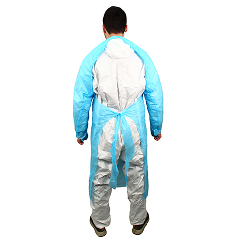 Impact 50 In. Isolation Gown L/s Elastic Wrists, Blue, 100/cs, Case Of 100 (MCPE-50B)