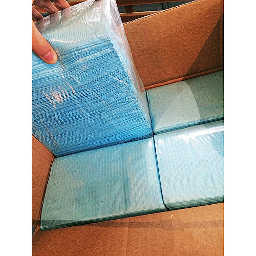 Adenna Dental Bibs Blue 18 X13 4x125, Case Of 500 (BIB741B)