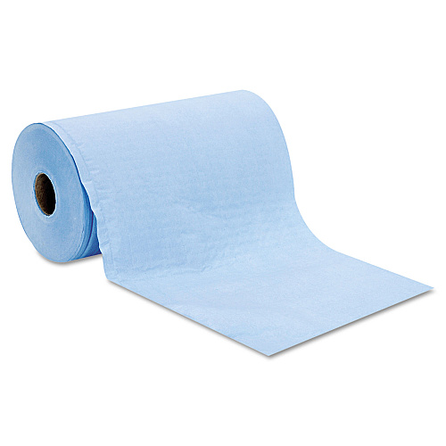 HOSPECO Prism Scrim Reinforced Wipers, 4-Ply, 9.75" x 275 ft, Unscented, Blue, 6 Rolls/Carton (C2375BH)