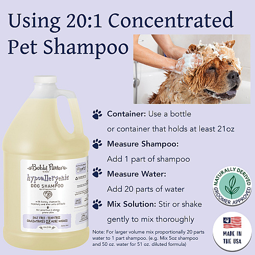 Bobbi Panter Botanicals Hypoallergenic Dog Shampoo Rosemary - Case Of 4 (BP00057-CS)