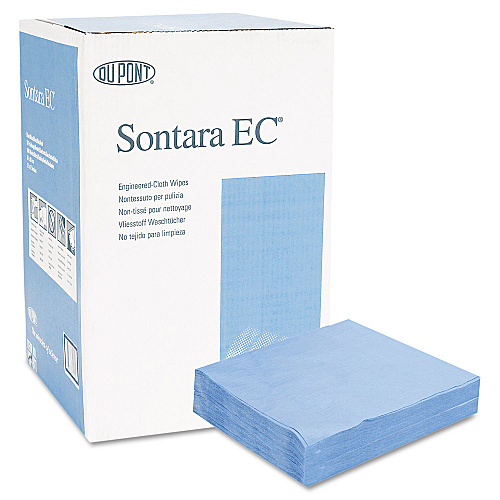 HOSPECO Sontara EC Engineered Cloths, 12 x 12, Blue, 100/Pack, 10 Packs/Carton (PR811)
