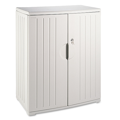 Iceberg Rough n Ready Storage Cabinet, Two-Shelf, 36w x 22d x 46h, Platinum (92563)
