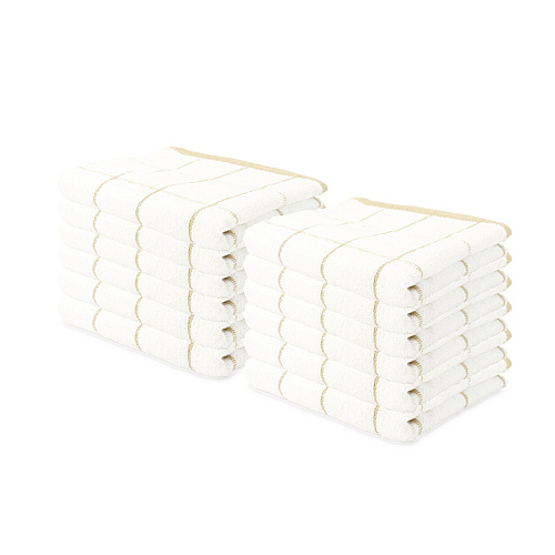 Cooks Linen Kitchen Towel 15x25 Tan - Case Of 144 (KT-TAN-CS)