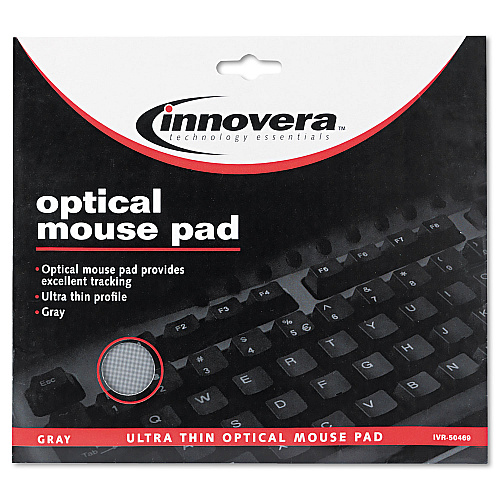 Innovera Ultra Slim Mouse Pad, 8.75 x 7, Gray (IVR50469)