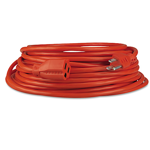 Innovera Indoor/Outdoor Extension Cord, 50 ft, 13 A, Orange (IVR72250)