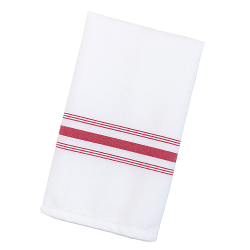 Mariposa Bistro Napkin 18x22 Red Stripe - Pack Of 12 (BISTRO-R)