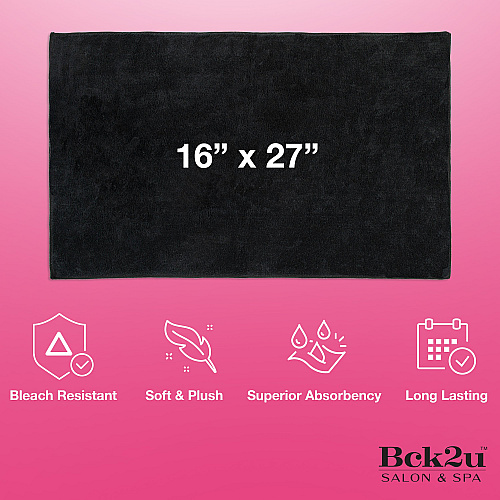 Coral Fleece Salon Towel 16x27 Brown - Case Of 60 (M915117BR-CS)