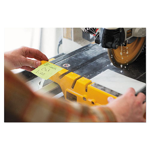 Post-it Extreme Notes Water-Resistant Self-Stick Notes, Green, 3" x 3", 45 Sheets, 12/Pack (XTRM3312TRYG)