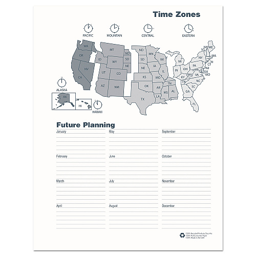 House of Doolittle 24-Month Recycled Ruled Monthly Planner, 11 x 8.5, Black Cover, 24-Month: Jan 2026 to Dec 2027 (262002)