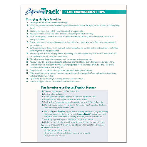House of Doolittle Express Track Recycled Weekly Appointment Book/Monthly Planner, 8 x 5, Black Cover, 13-Month: Jan 2026 to Jan 2027 (29402)