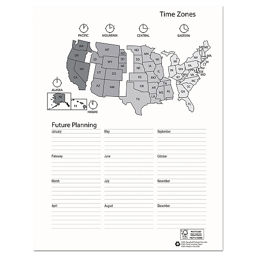 House of Doolittle Recycled Professional Weekly Planner, 15-Minute Appts, 11 x 8.5, Black Wirebound Soft Cover, 24-Month: Jan 2026 to Dec 2027 (272002)