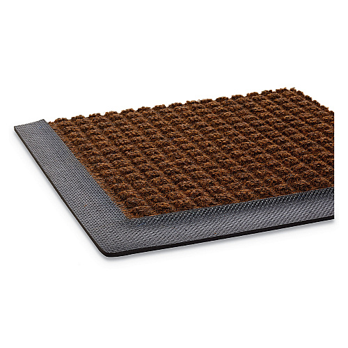 Crown Mats Super-Soaker Wiper Mat with Gripper Bottom, Polypropylene, 36 x 120, Dark Brown (SSR310DB)